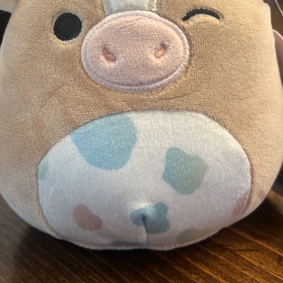 NWT Squishmallows Griella the Cow 5 Inch Easter Plush - Picture 5 of 10